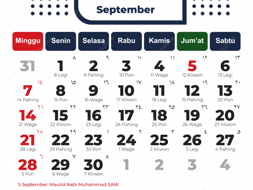 Complete Gregorian Calendar For September 2025 Vector September Month Calendar September 2025 2025 Calendar PNG And Vector With Transparent Background For Free Download