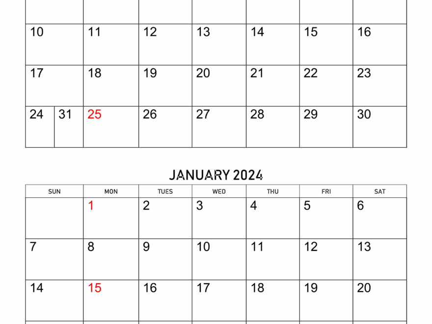 December 2023 And January 2024 Calendar Calendar Quickly