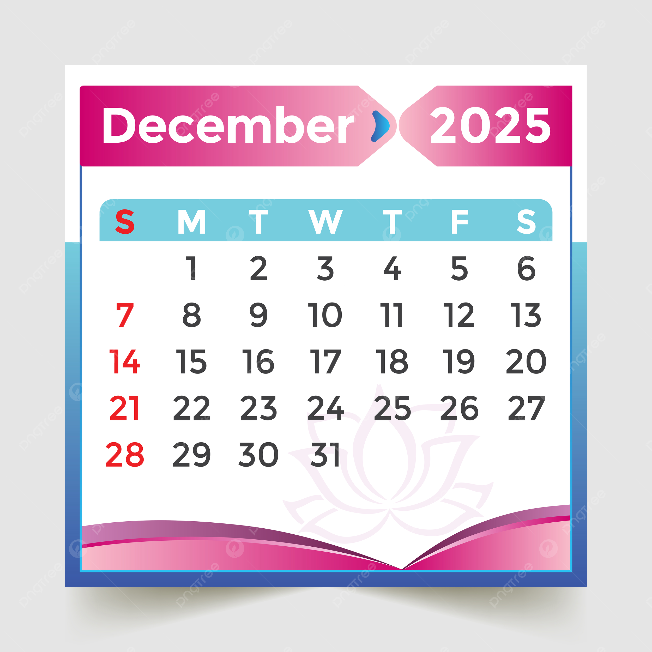 Printable Calendar Pages December 2025