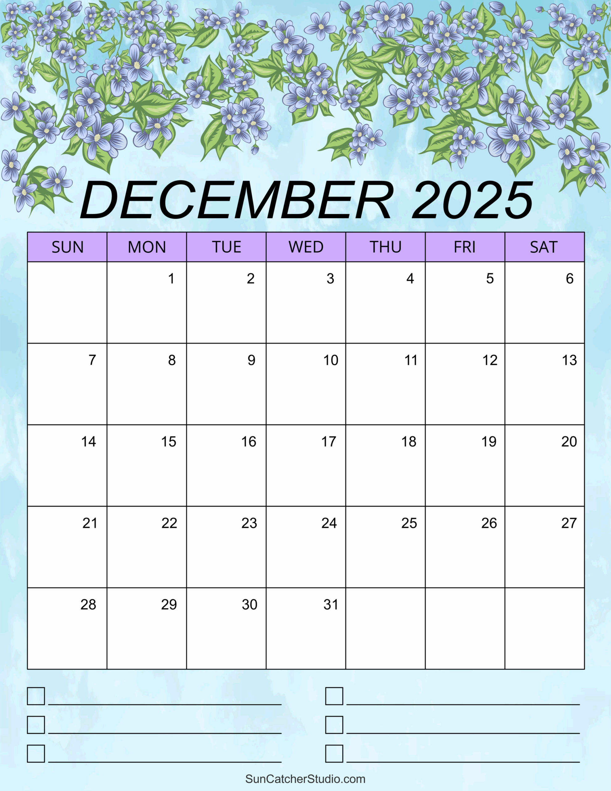 Printable Calendar November And December 2025