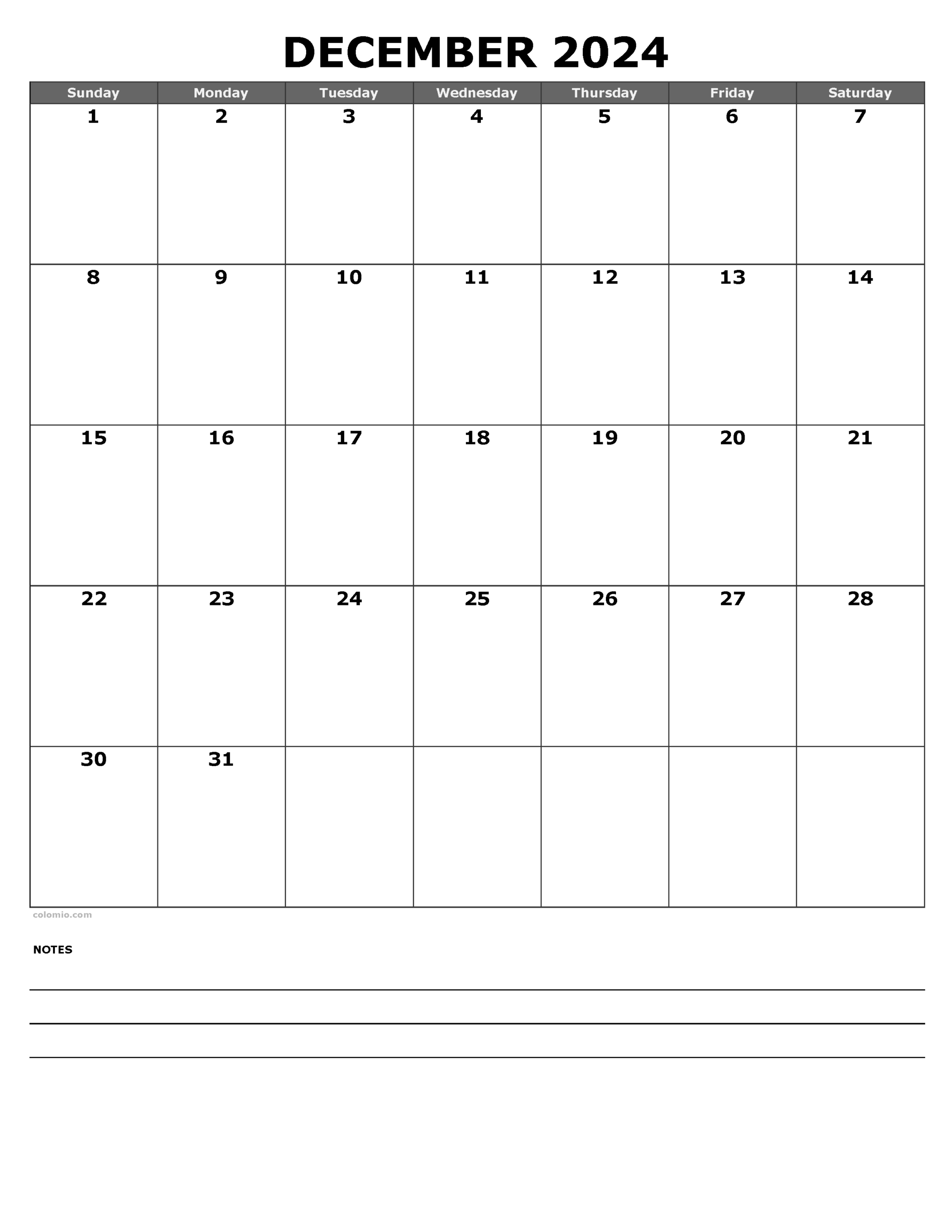 December 2025 Calendar Free Printable PDF XLS And PNG