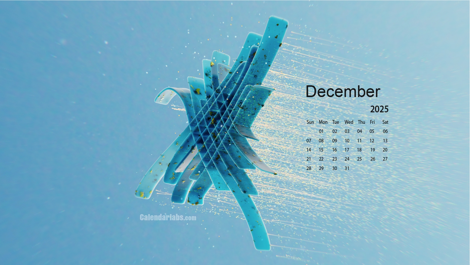 2025 December Wallpaper Calendars