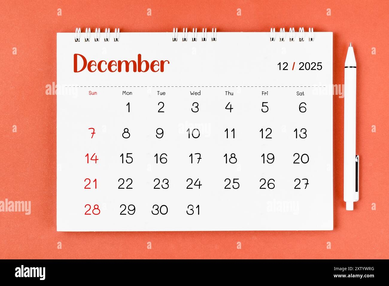 December 2025 Monthly Calendar