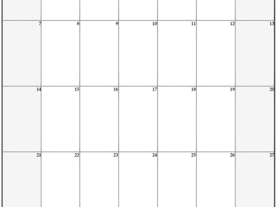 December 2025 Vertical Calendar Portrait