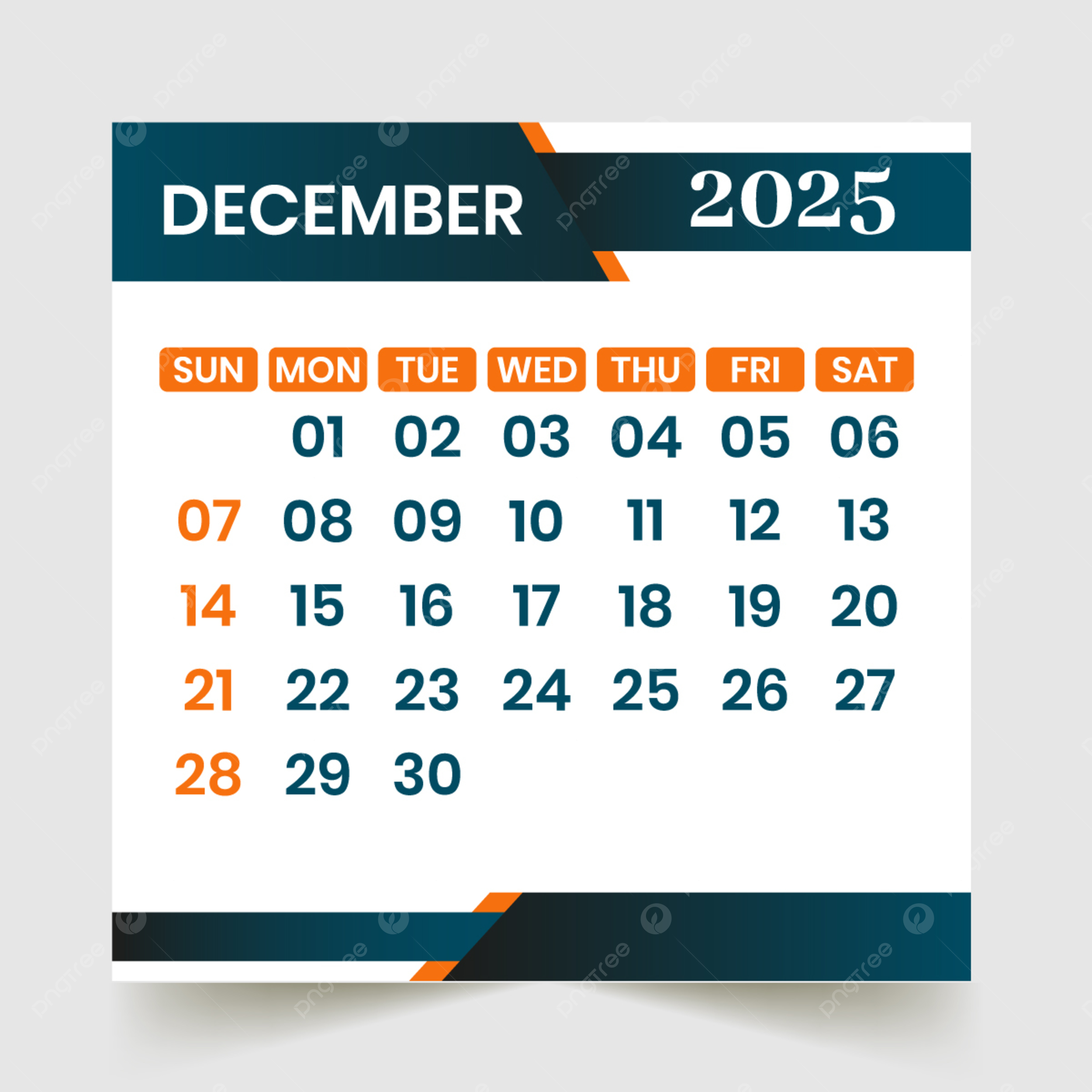 November & December 2025 Calendar