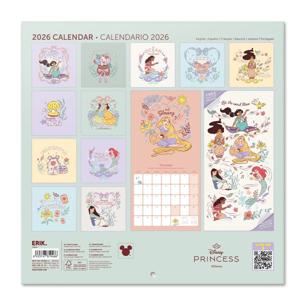 Diseny Printable Calendars For 2026