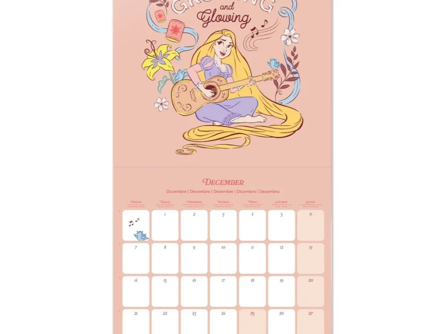 Disney Princess Calendar 2026 Buy Order Online Easily