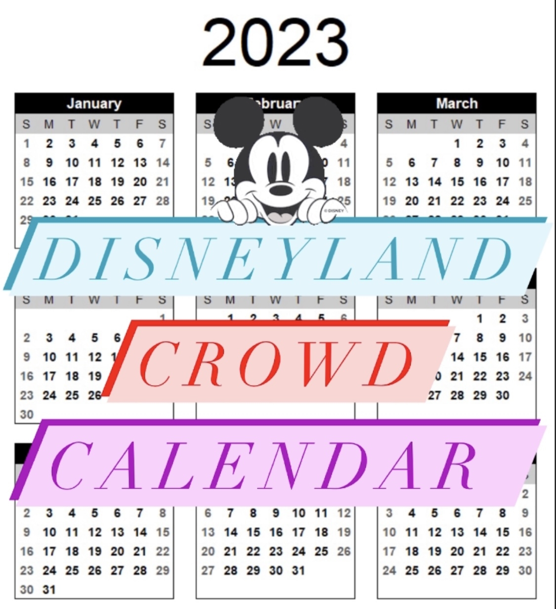 Disneyland Crowd Calendar December 2025