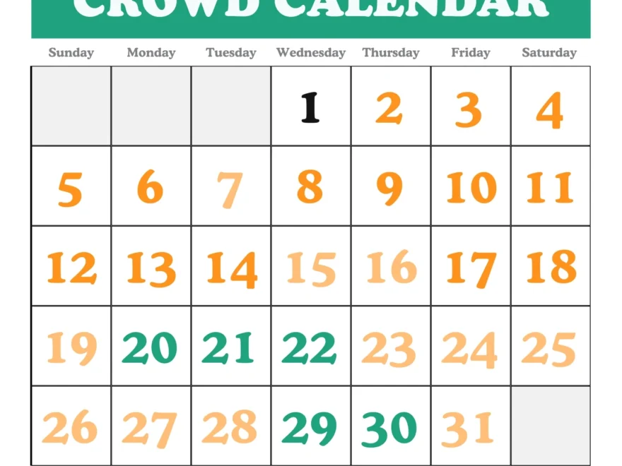 Disneyland Crowd Calendars DadsGuidetoWDW