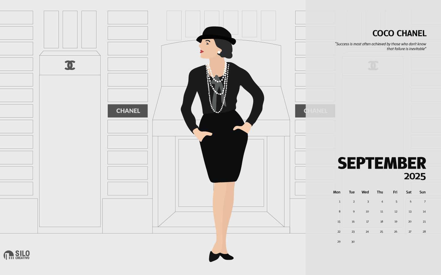 Downloadable Calendar September 2025 Silo Creativo