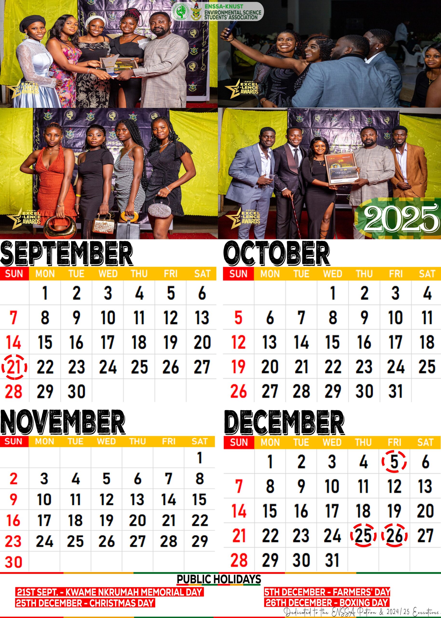 Calendar 2025 September Through December