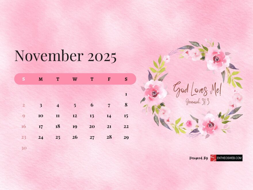 Free 2025 Christian Calendar Printable With Bible Verses EntheosWeb