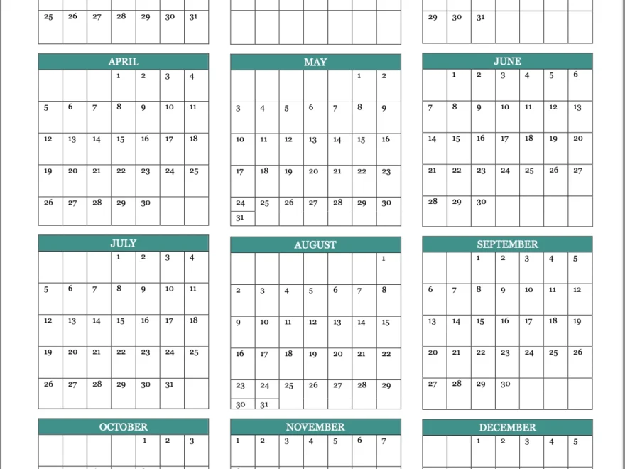 Free 2026 Calendars For Advanced Planning Flanders Family Home Life