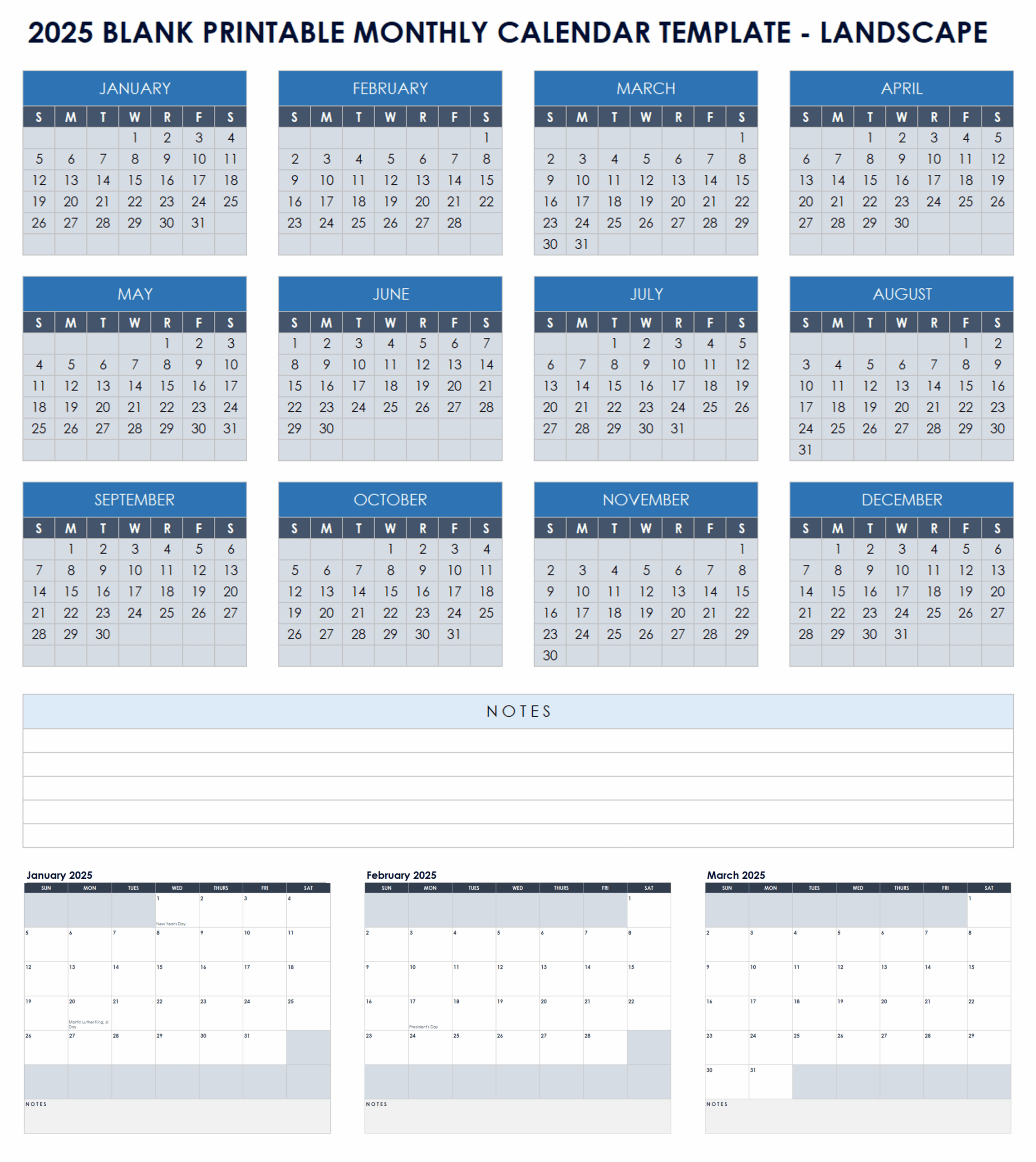 Free Blank Calendar Templates Smartsheet