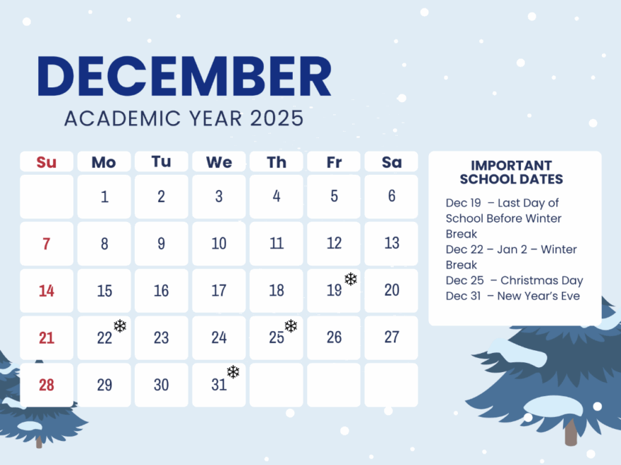 Free December 2025 Calendar Templates Editable And Printable