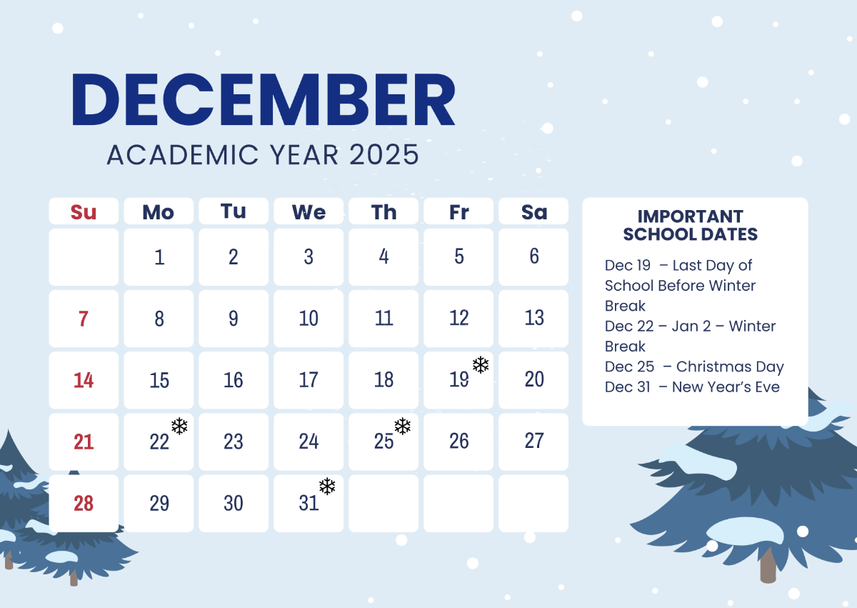 Free December 2025 Calendar Templates Editable And Printable