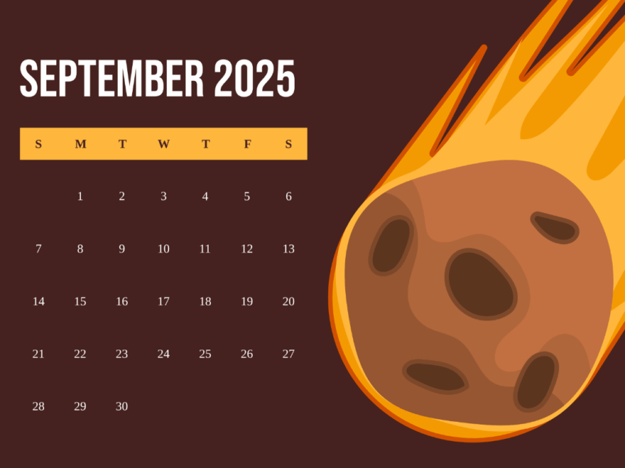 Free Editable Cartoon September 2025 Calendar Template To Edit Online