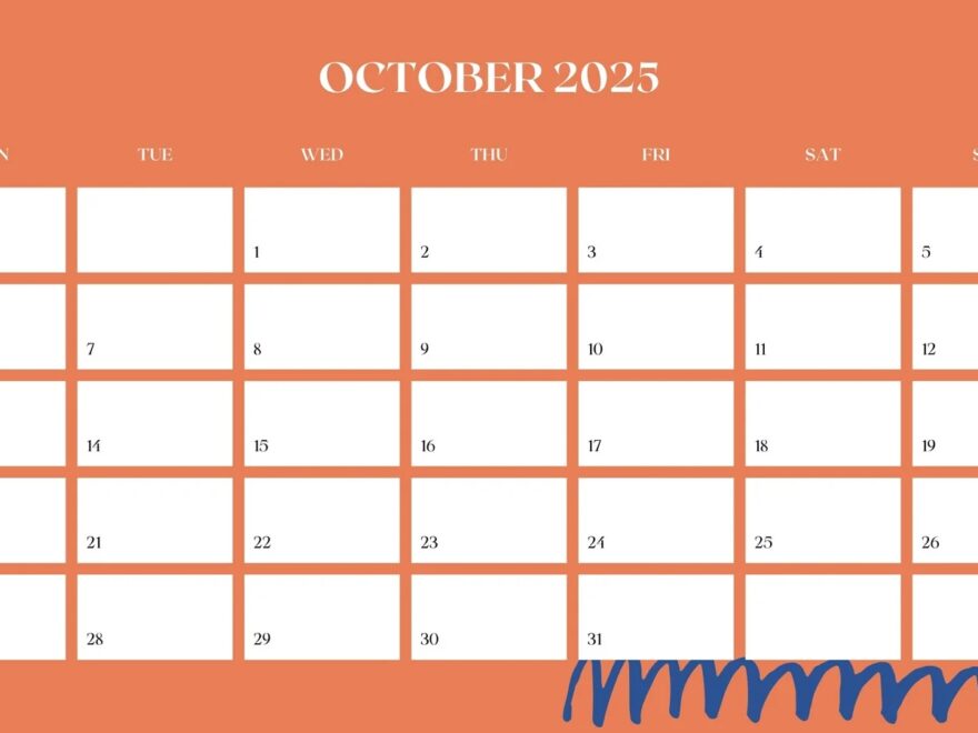 Free October 2025 Calendar Templates To Customize Canva