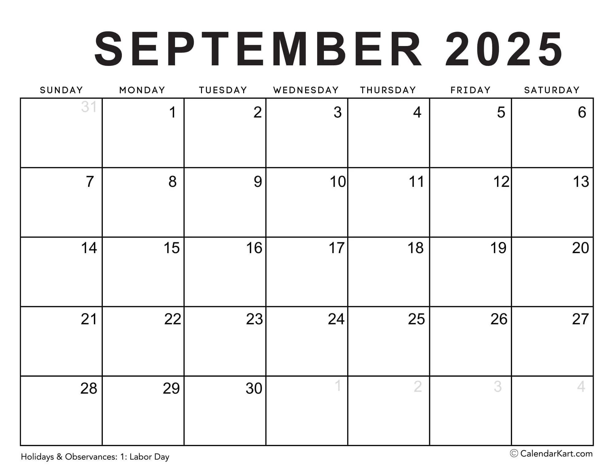 Imom October 2025 Calendar
