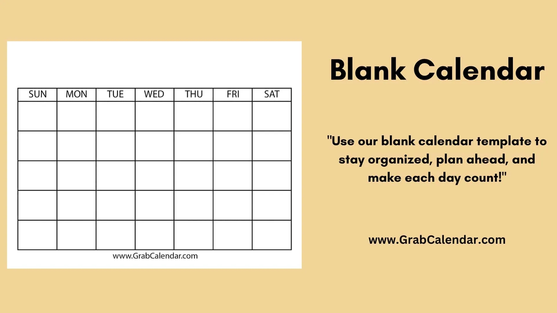 Free Printable Blank Calendar 2025 Templates