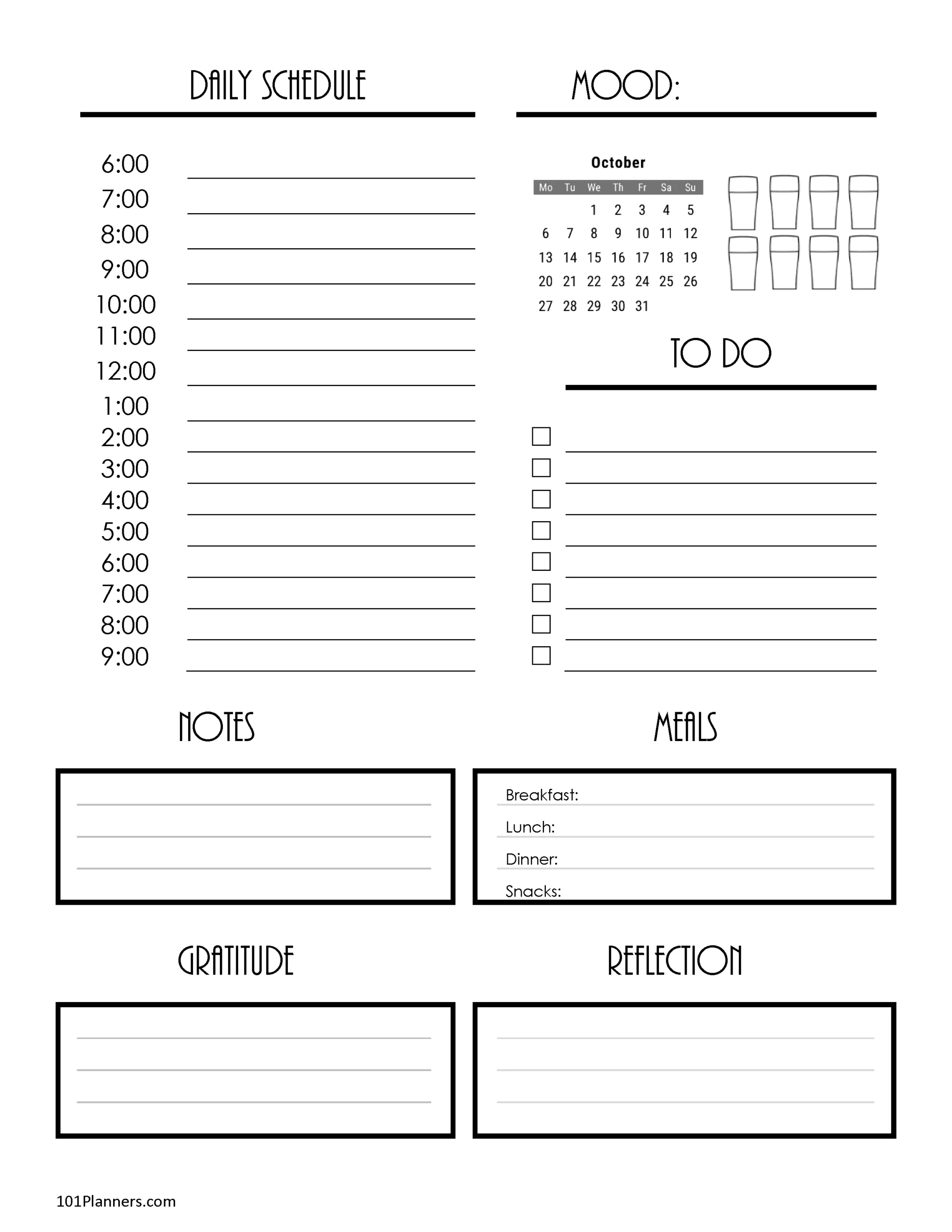 Printable Calendar For October 2025
