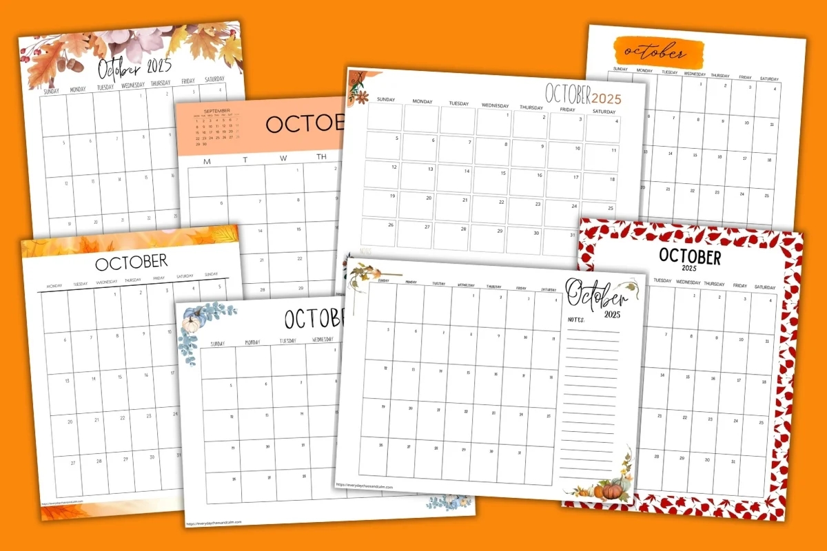 Printable September And October 2025 Calendar