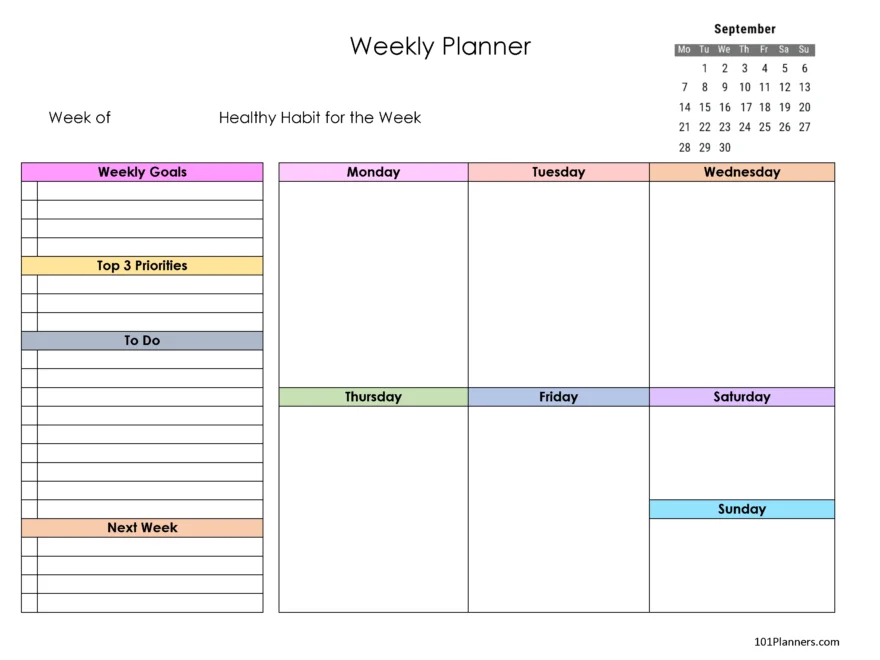 FREE Printable September 2025 Calendar Instant Download