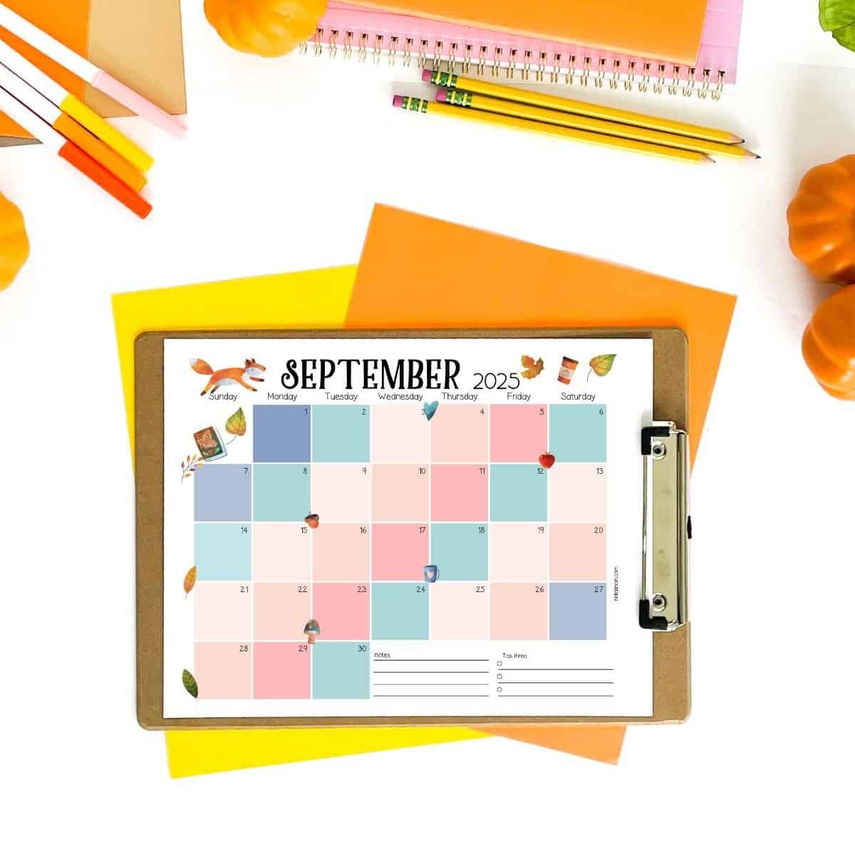 Free Printable September Calendar For 2025 The Artisan Life