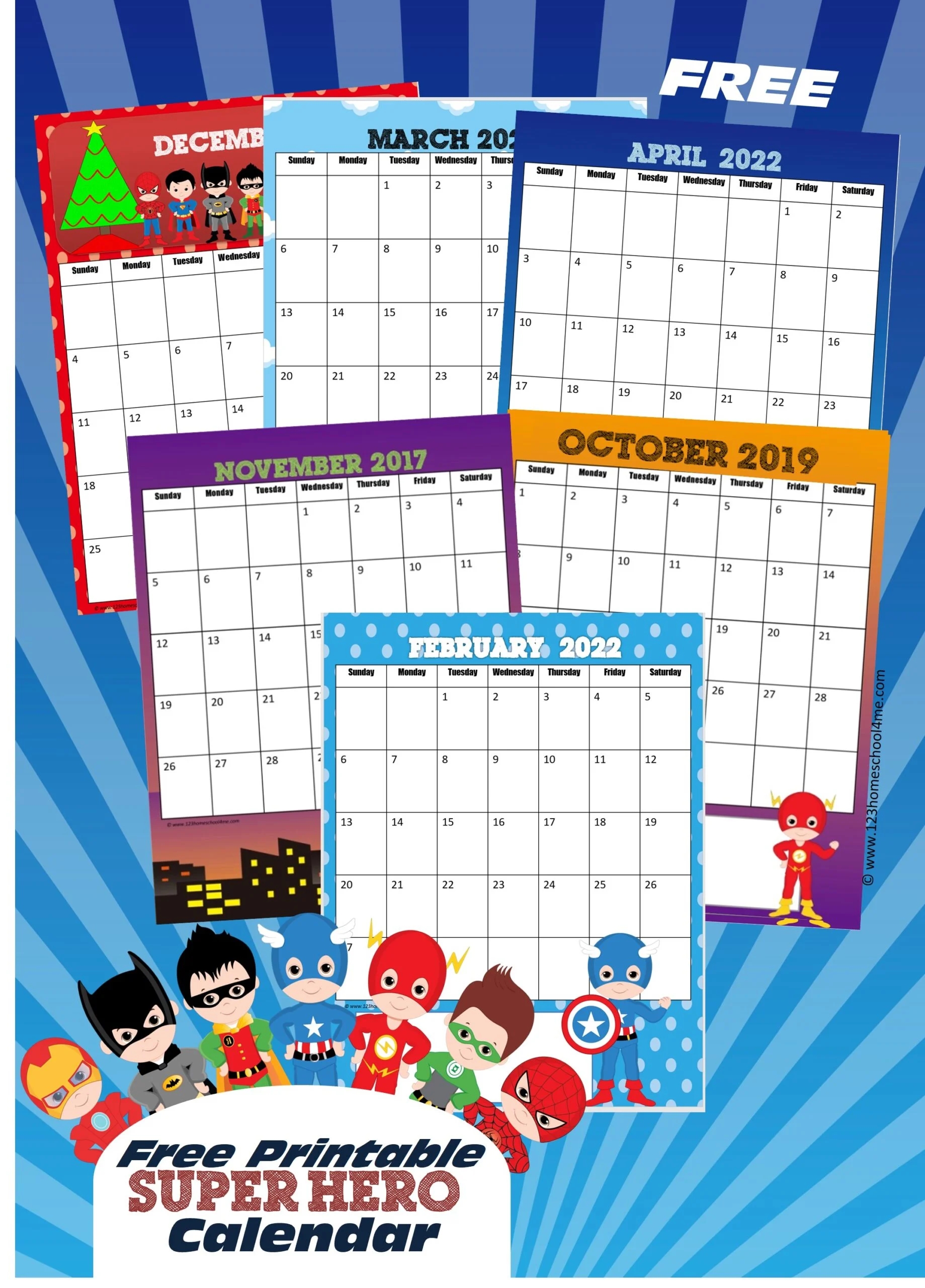 Printable December 2025 Calendar Kids