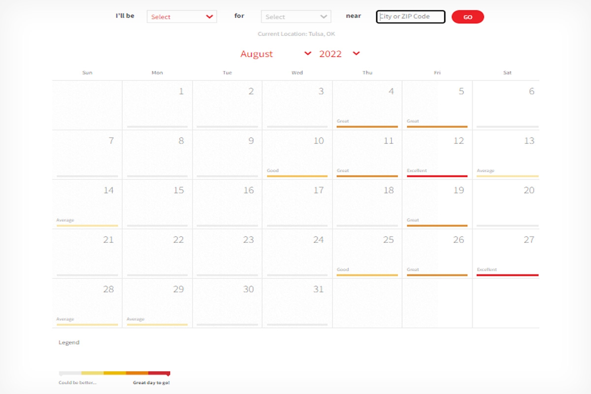 In Fisherman Solunar Best Times To Fish Calendar Explained In Fisherman