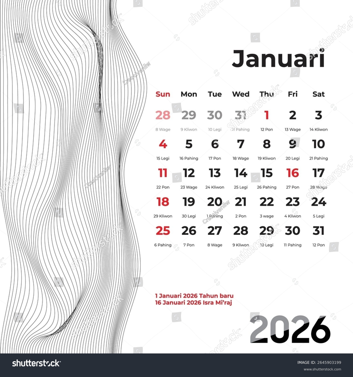 Java Gregorian Calendar 2026