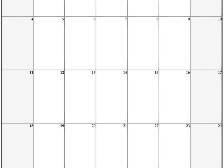 January 2026 Vertical Calendar Portrait