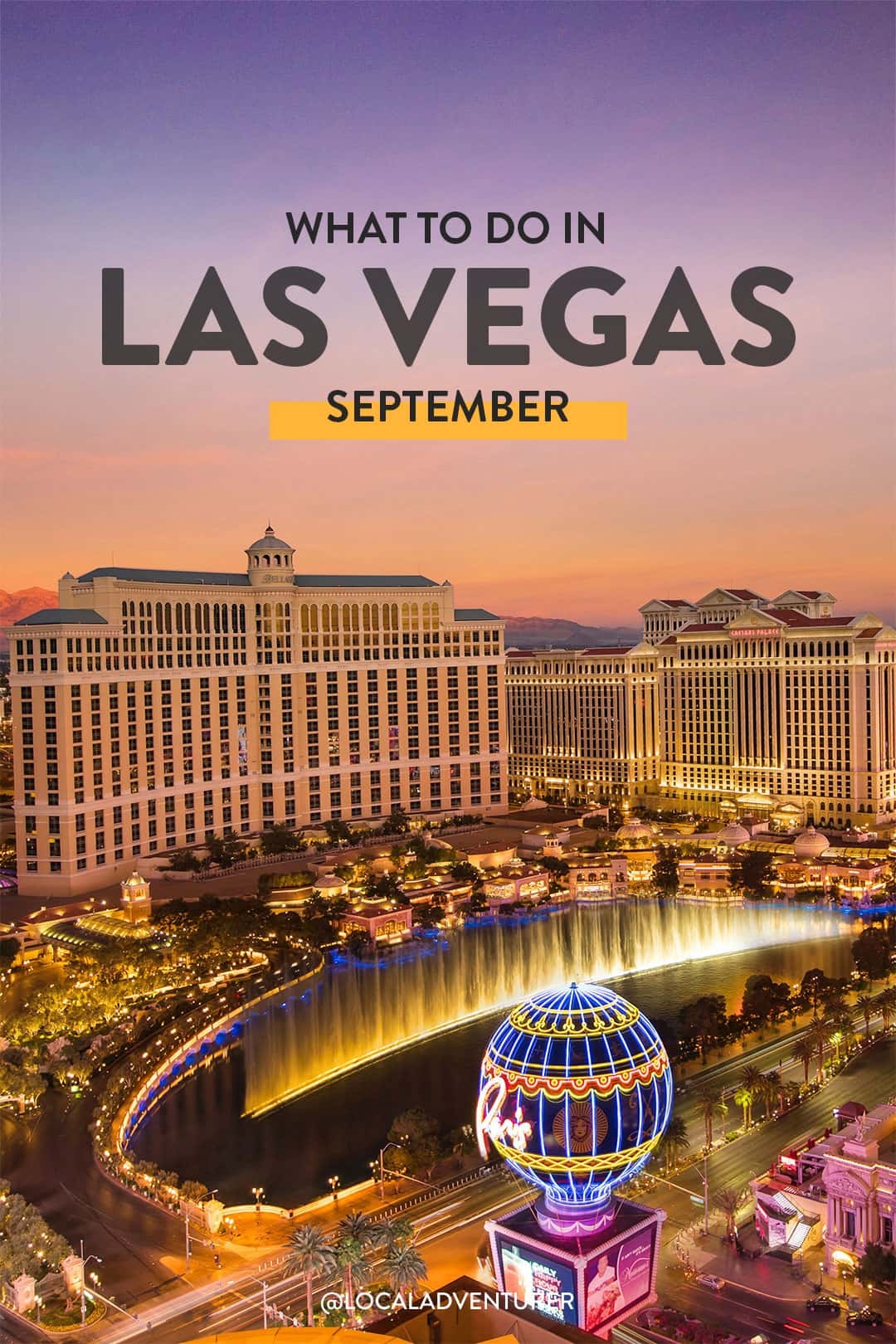 Las Vegas September Events 2025 Things To Do Weather What To Pack