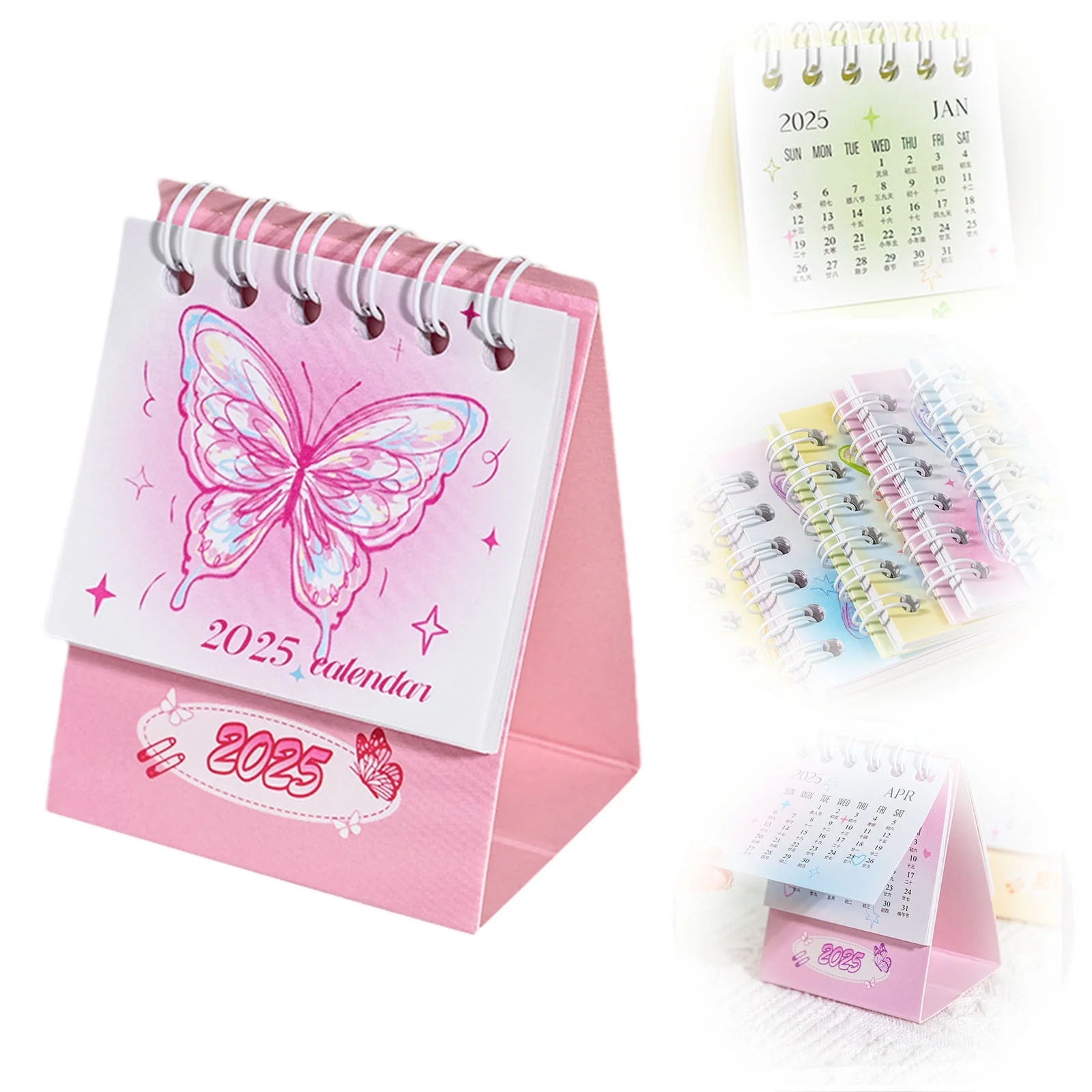 Lilgiuy Mini Desk Calendar From November 2024 To December 2025 Small Standing Calendar Small Desk Calendar Standing Flip Desktop Calendar Gifts For Home Office School 2 99 X 2 32 X 1 61 Walmart