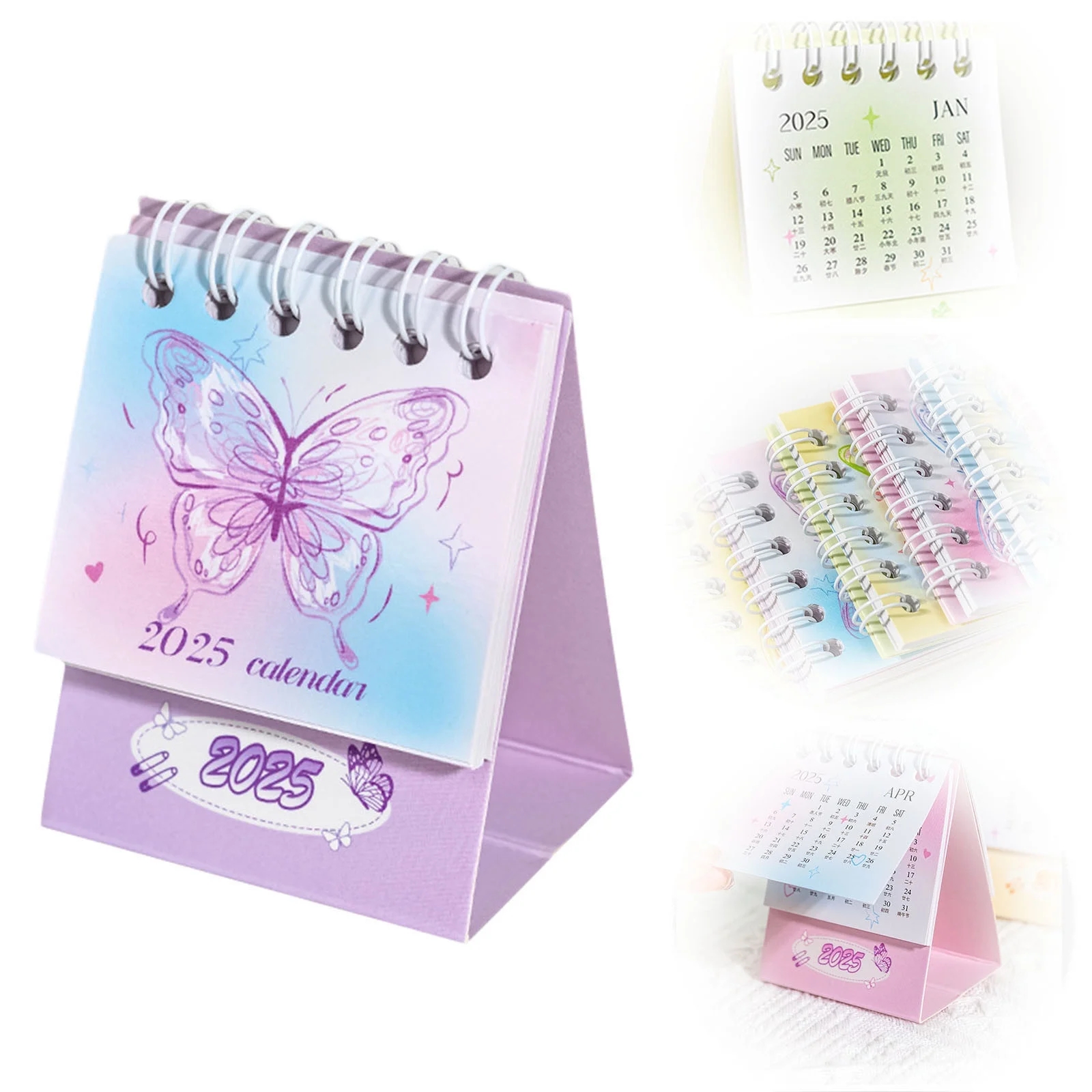 Lilgiuy Mini Desk Calendar From November 2024 To December 2025 Small Standing Calendar Small Desk Calendar Standing Flip Desktop Calendar Gifts For Home Office School 2 99 X 2 32 X 1 61 Walmart