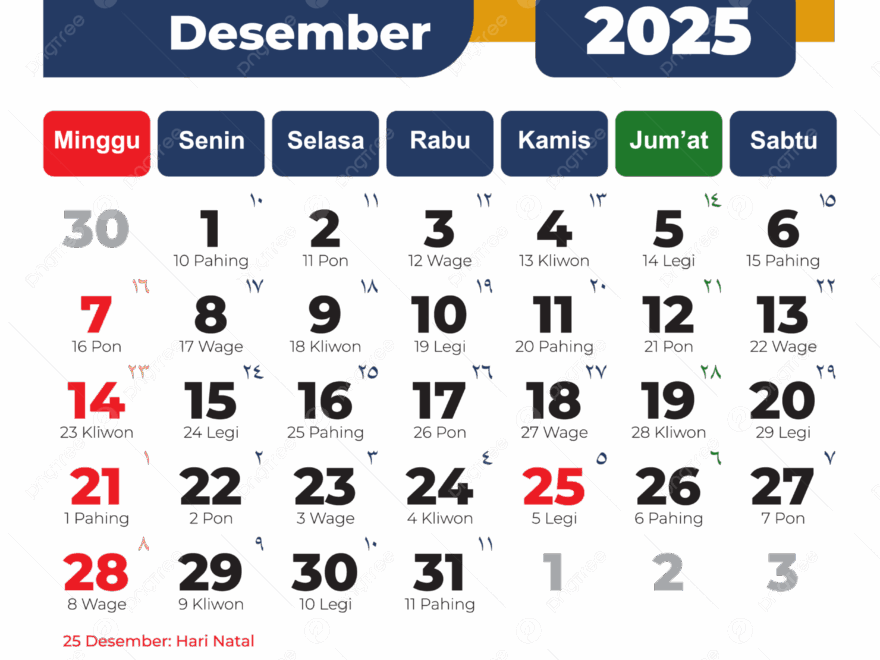 Monthly Calendar December 2025 Vector Svg Clipart Download Monthly Planner 2025 Calendar Calendar 2025 Vector December Calendar PNG And Vector With Transparent Background For Free Download