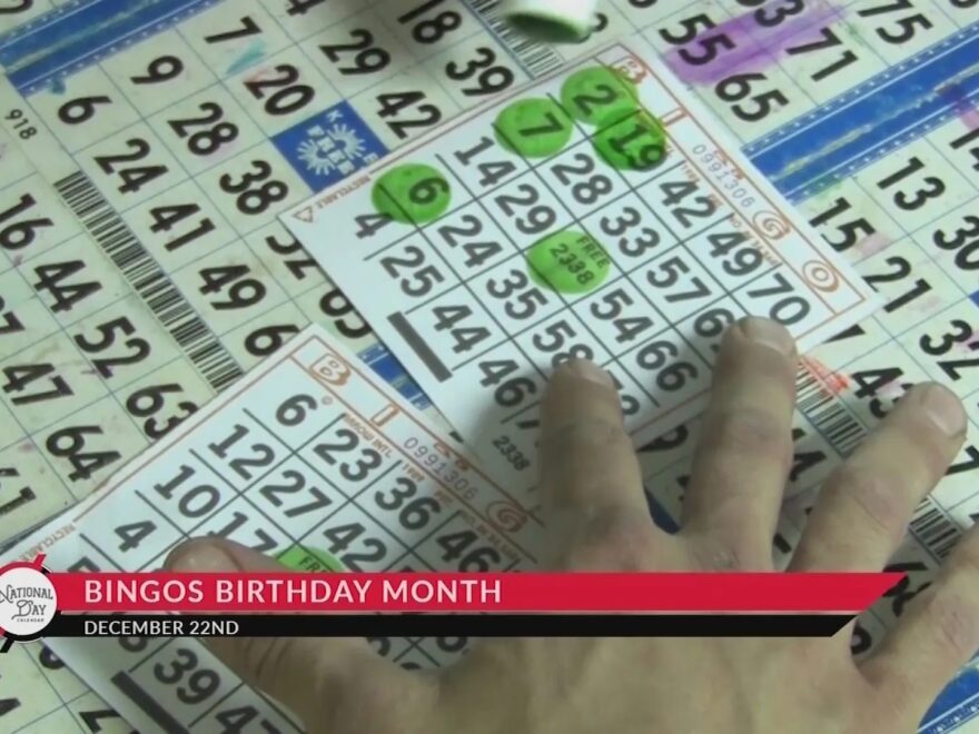 NATIONAL DAY CALENDAR Bingo s Birthday Month KX NEWS