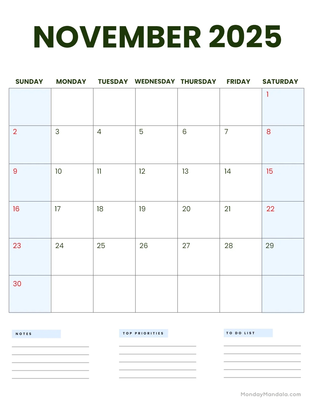 November 3 2025 Calendar