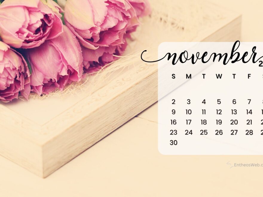November 2025 Calendar Desktop Wallpaper Backgrounds EntheosWeb
