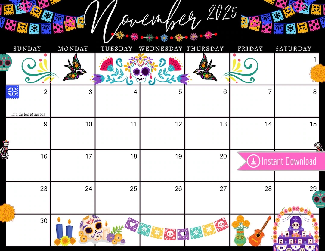Calendar October And November 2025