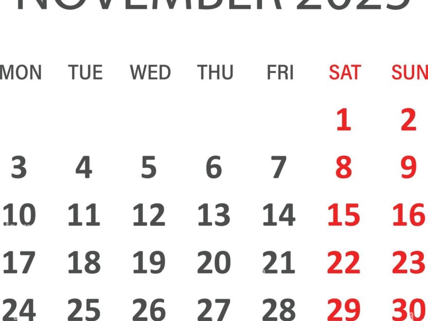 November 2025 Stock Vector Images Alamy