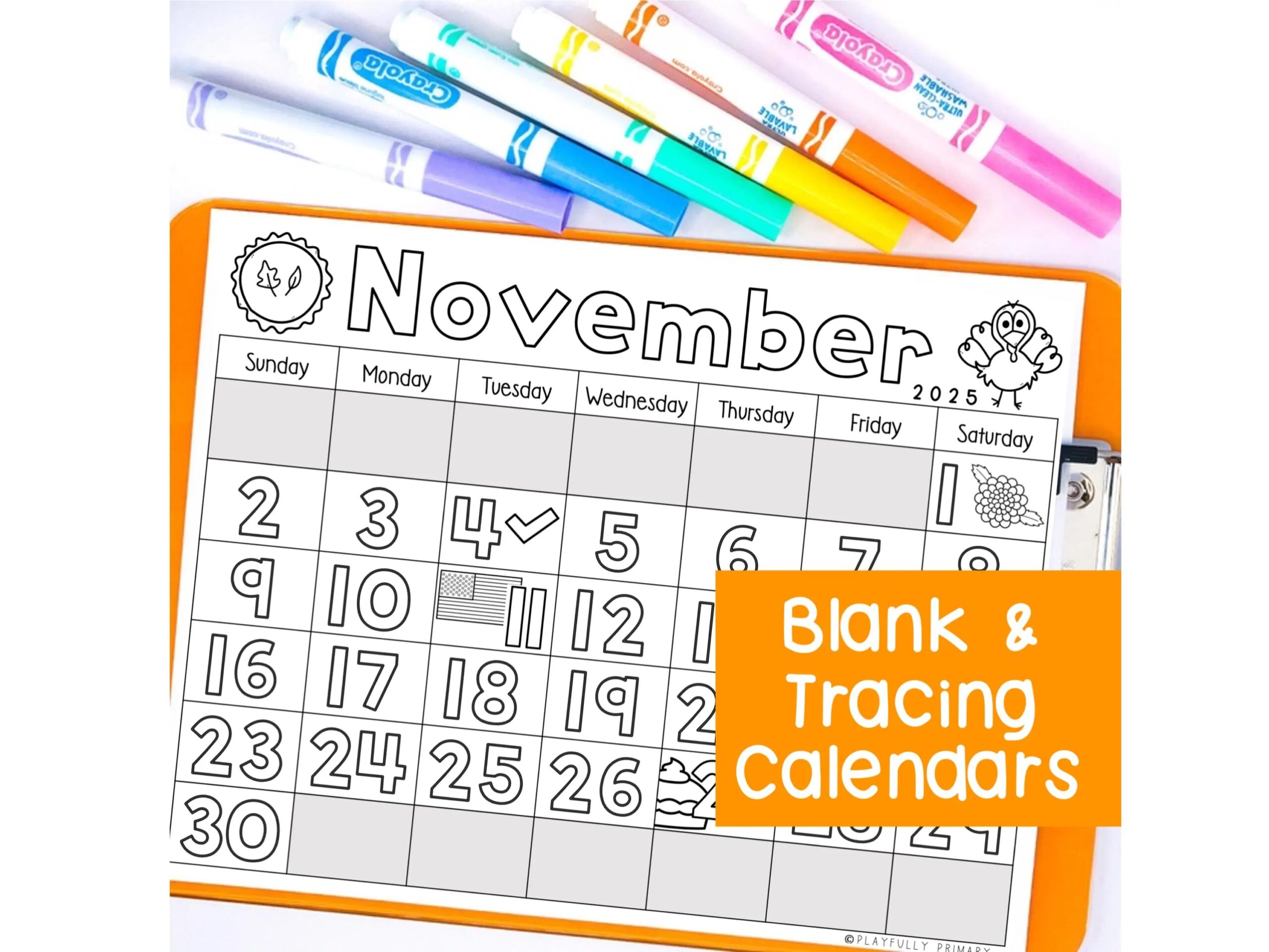 November 2025 Blank Calendar