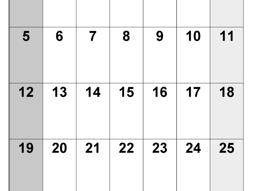 October 2025 Calendar Free Printable PDF XLS And PNG