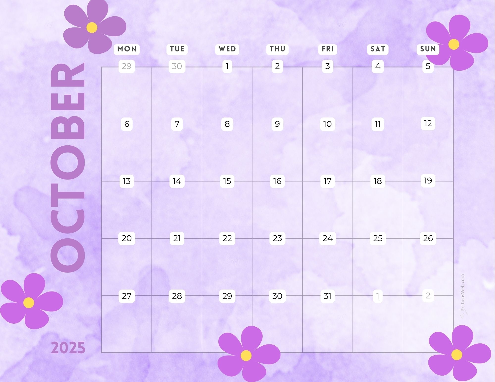 Calendar For September And October 2025