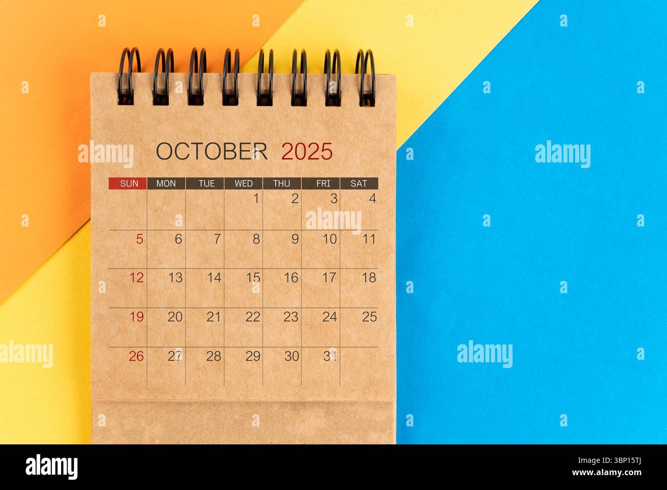 Small Calendar October 2025