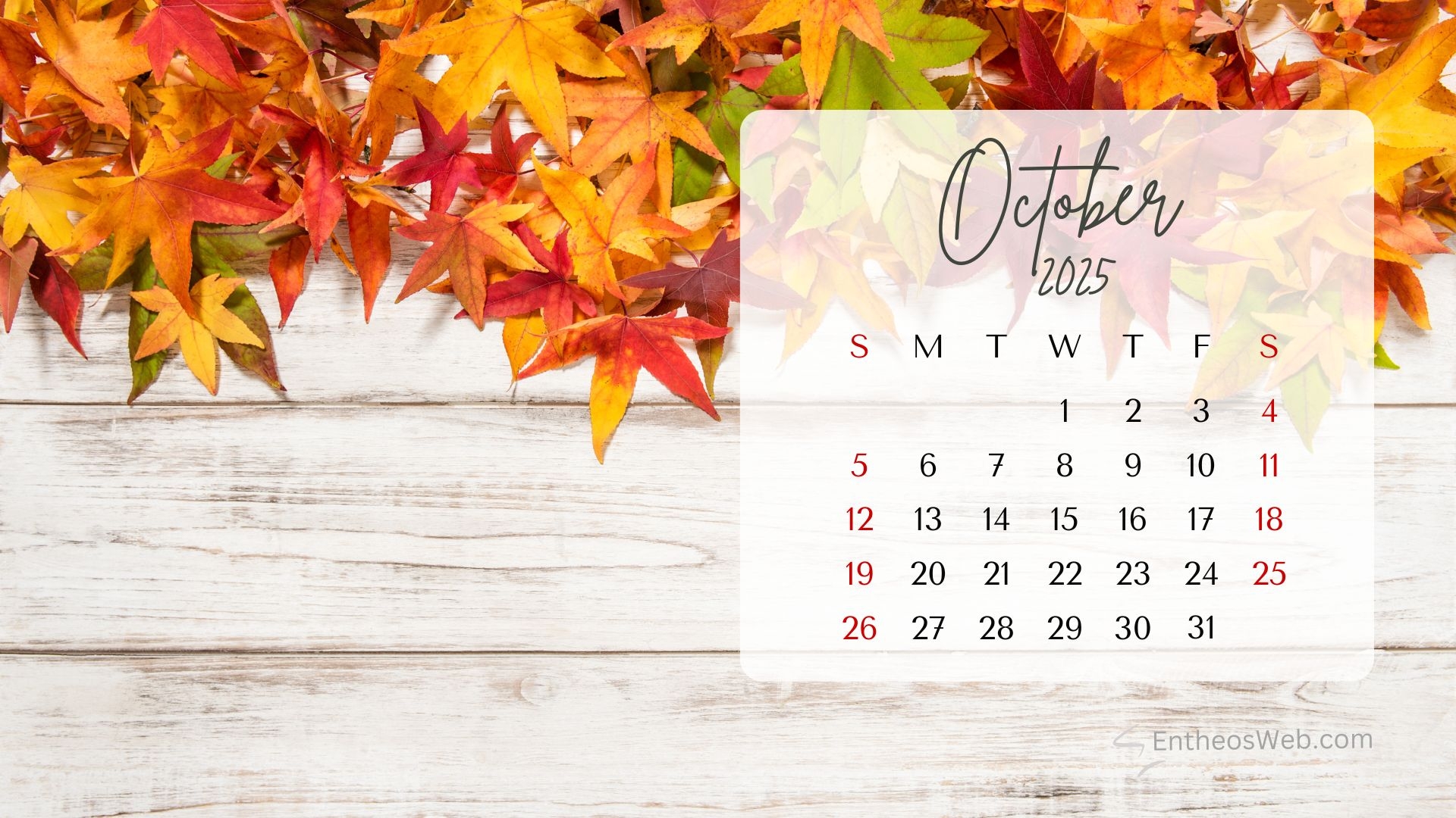 October 2025 Wallpaper Backgrounds EntheosWeb