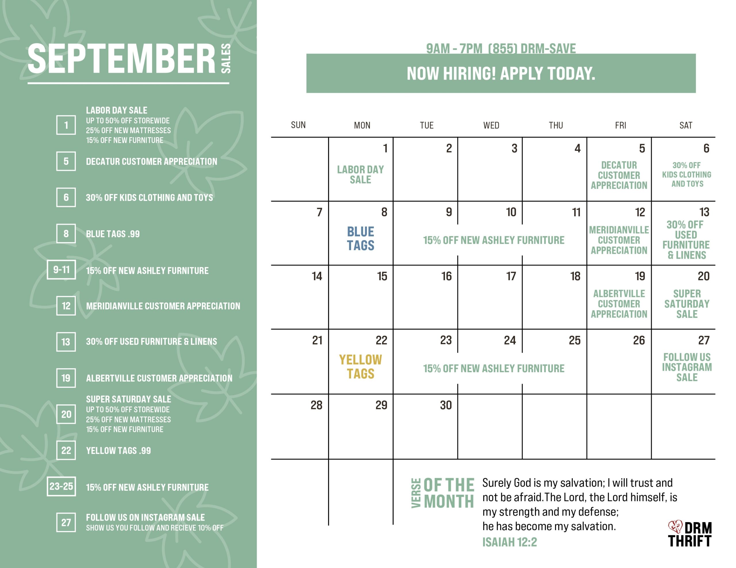 Blogilates September Calendar 2025