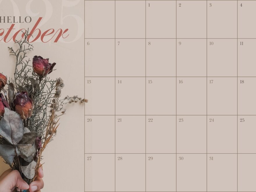 Page 2 Free And Customizable October Templates