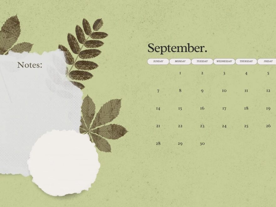 Page 2 Free Printable September 2025 Calendar Templates Canva