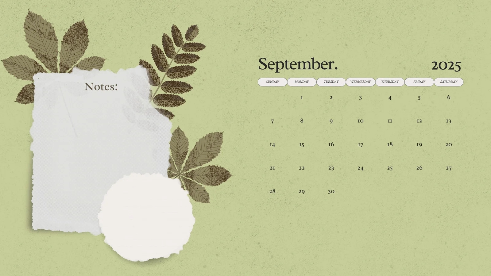 Page 2 Free Printable September 2025 Calendar Templates Canva